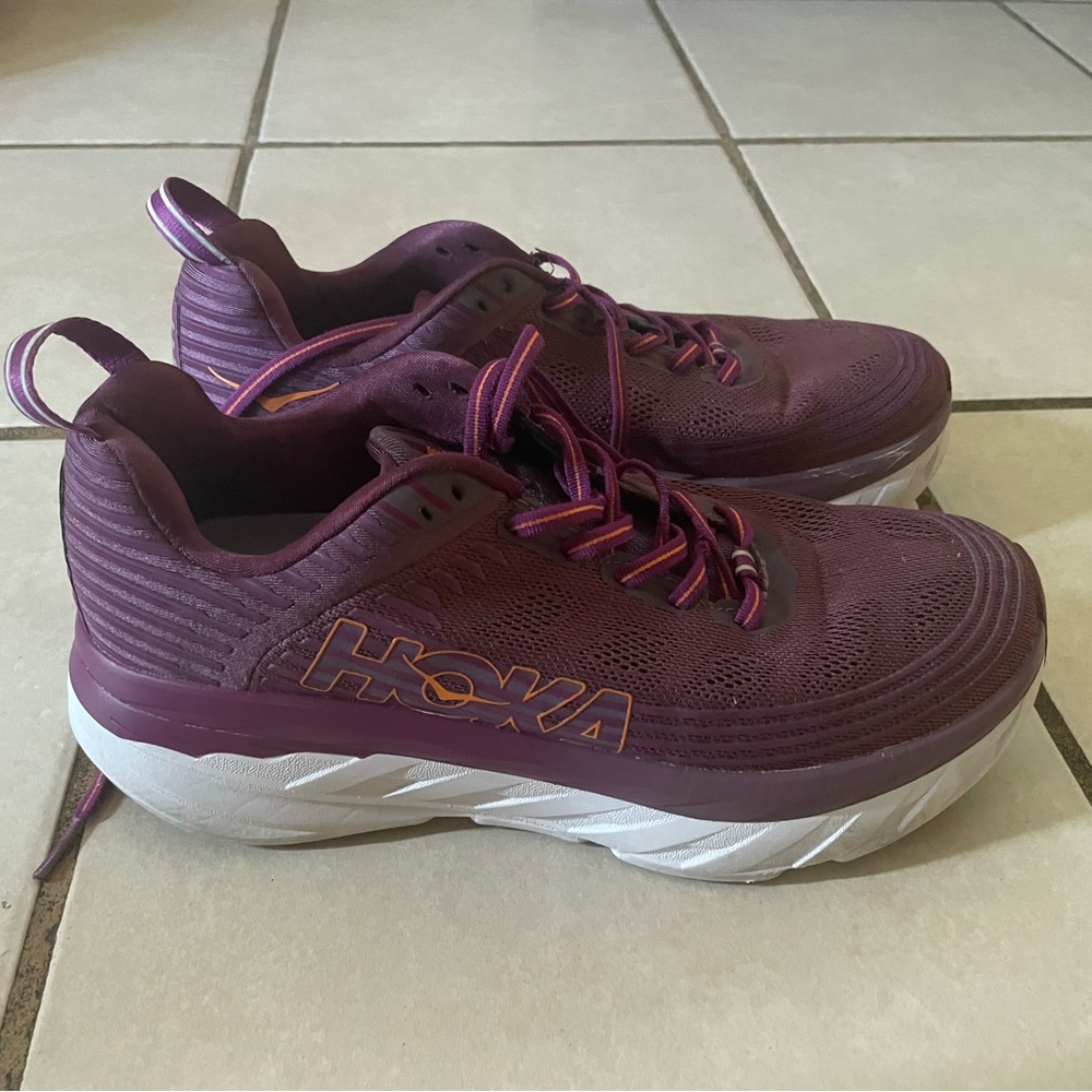 Hoka Plum Athletic Shoes